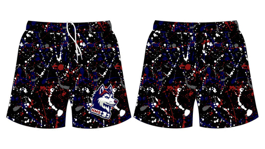 BACKWARDS K PERFORMANCE SHORTS - HUSKIES