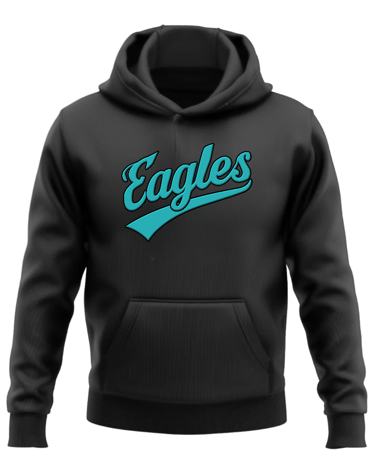 FIVE TOOL GEAR ELITE ADULT HOODIE BLACK -  EAGLES ELITE