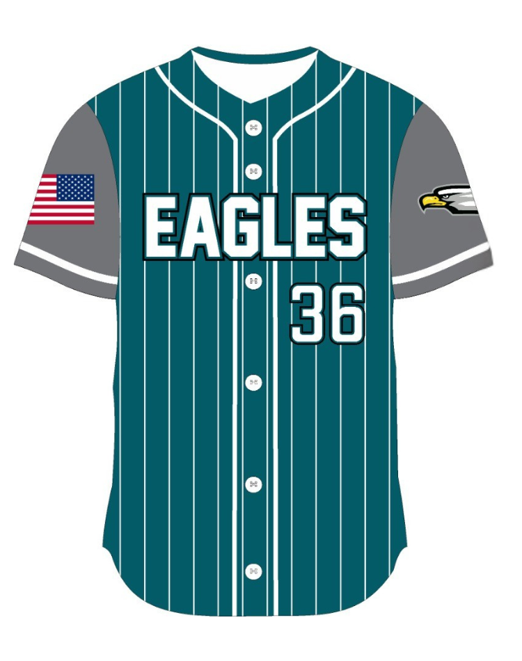 FIVE TOOL GEAR ELITE ADULT ON-FIELD JERSEY - EAGLES ELITE PINSTRIPE