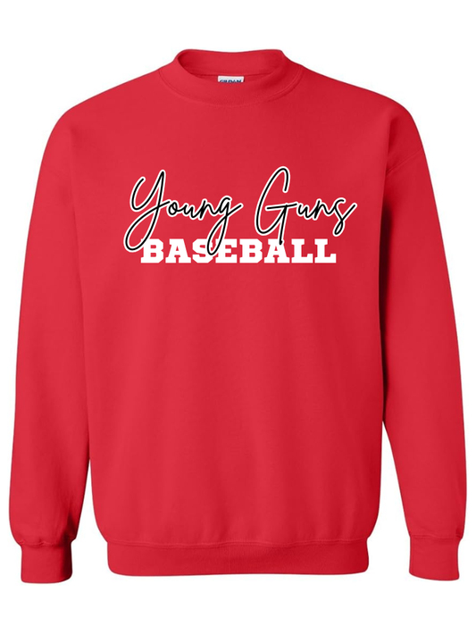 FIVE TOOL GEAR ELITE WOMENS COTTON CREW NECK SWEATSHIRT - YOUNG GUNS