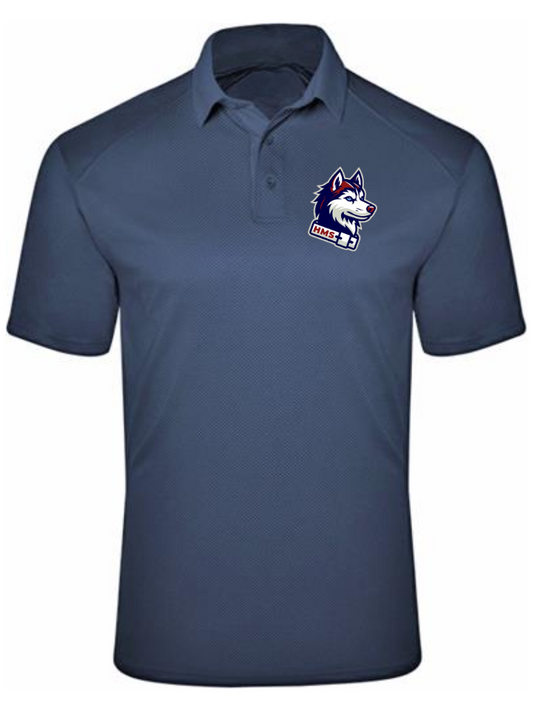 FIVE TOOL GEAR ELITE PERFORMANCE POLO NAVY - HUSKIE