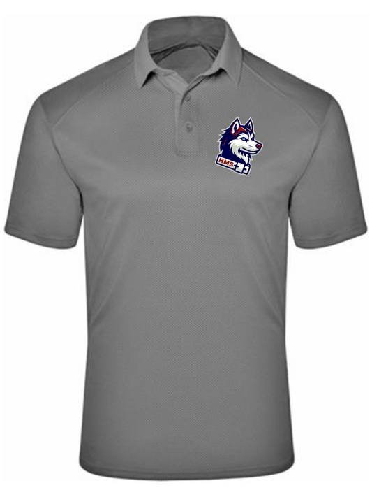 FIVE TOOL GEAR ELITE PERFORMANCE POLO GREY - HUSKIE