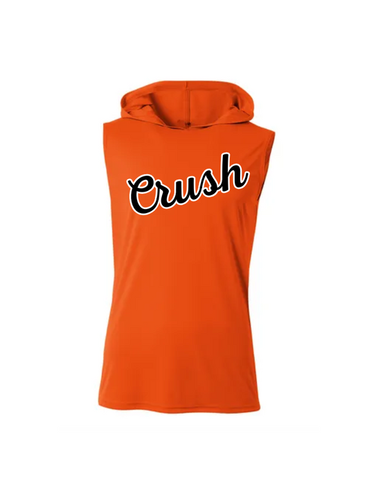 FIVE TOOL GEAR ELITE YOUTH PERFORMANCE SLEEVELESS HOODIE - CRUSH