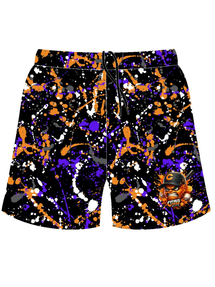 BACKWARDS K YOUTH PERFORMANCE SHORTS - CRUSH