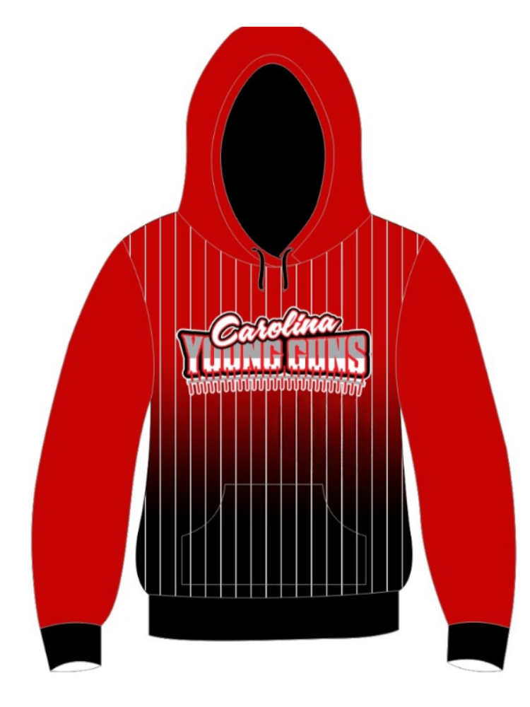 FIVE TOOL GEAR ELITE HOODIE  -  YOUNG GUNS PINSTRIPE